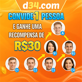 d34.com Indique amigos para receber um bônus